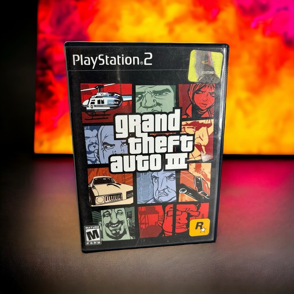 Sony PlayStation PS2 Grand Theft Auto 3 Rated M for Mature Has Manual - Picture 1 of 6